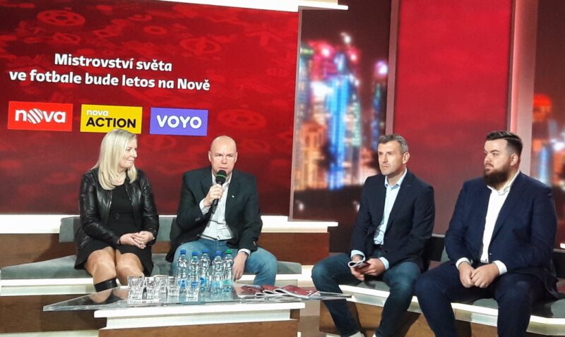 Televize Nova bude fotbalové mistrovství vysílat na dvou kanálech a platformě Voyo.cz