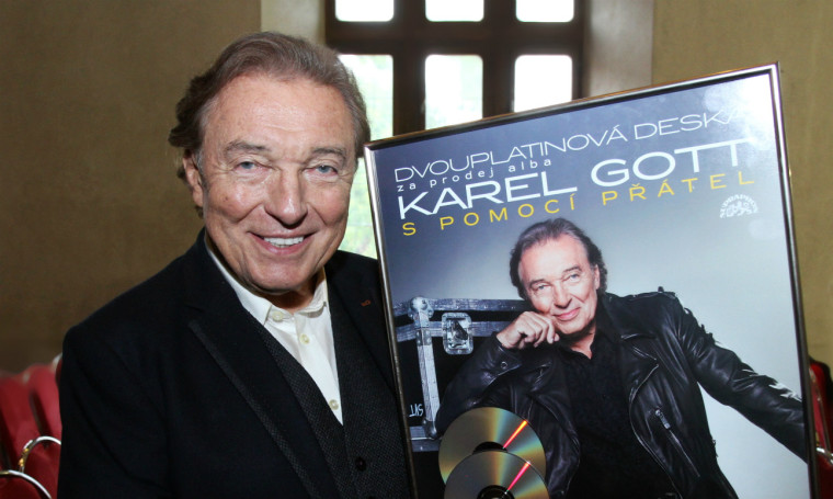 Karel Gott prodal tisíce nosičů posledního studiového alba